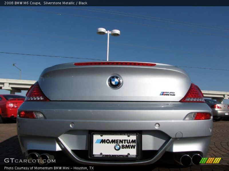 Silverstone Metallic / Black 2008 BMW M6 Coupe