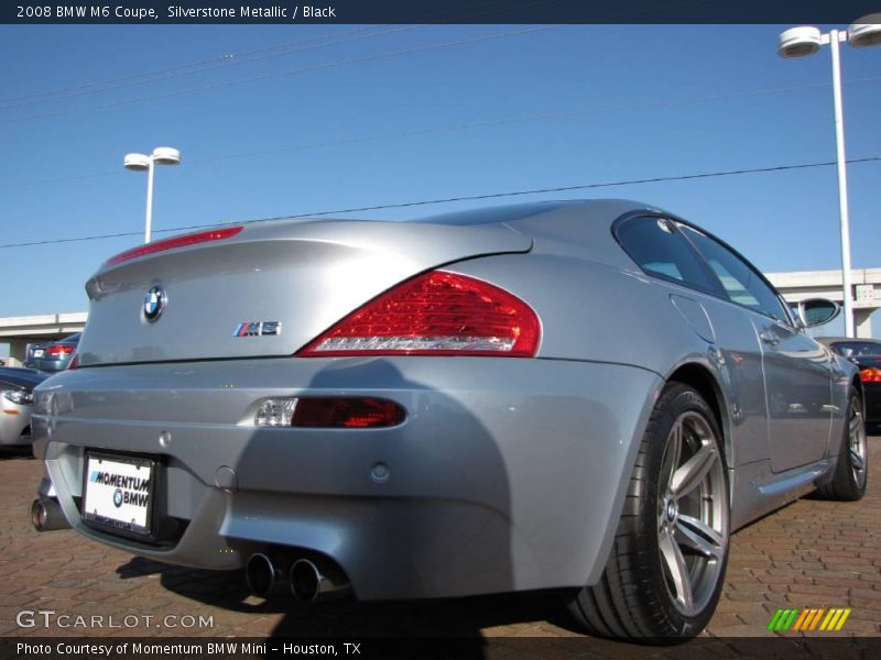 Silverstone Metallic / Black 2008 BMW M6 Coupe