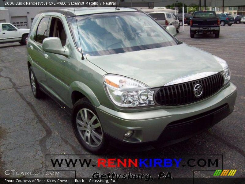 Sagemist Metallic / Neutral 2006 Buick Rendezvous CXL AWD