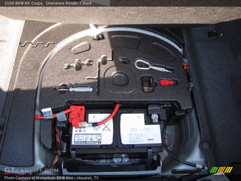 Silverstone Metallic / Black 2008 BMW M6 Coupe