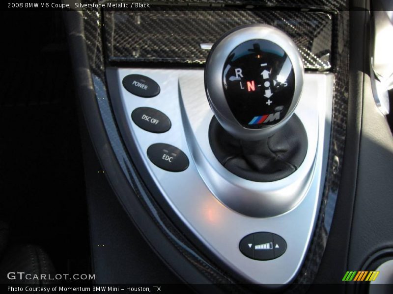 Silverstone Metallic / Black 2008 BMW M6 Coupe