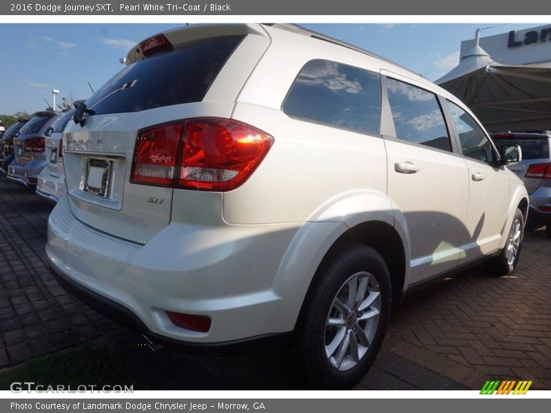 Pearl White Tri-Coat / Black 2016 Dodge Journey SXT