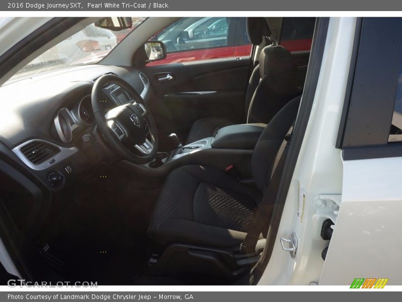 Pearl White Tri-Coat / Black 2016 Dodge Journey SXT