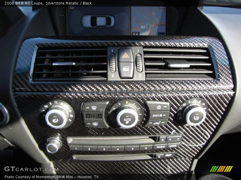 Silverstone Metallic / Black 2008 BMW M6 Coupe