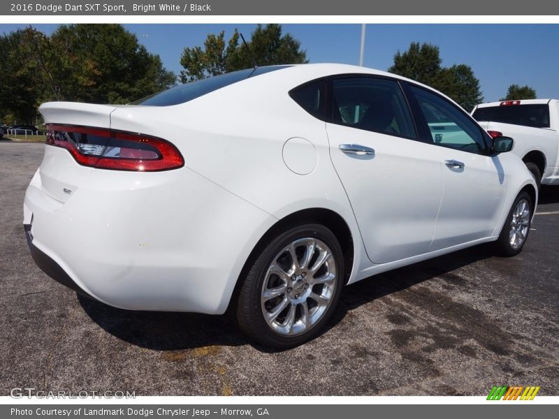 Bright White / Black 2016 Dodge Dart SXT Sport