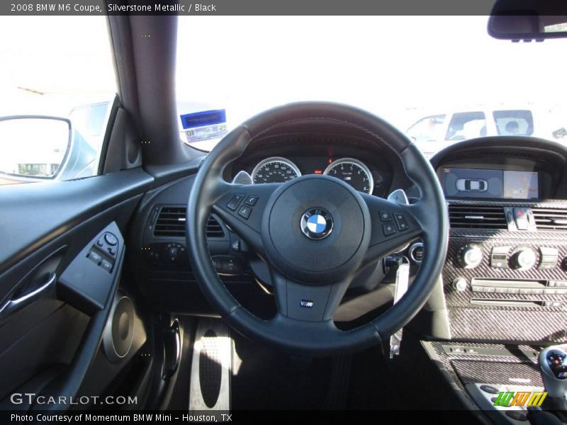 Silverstone Metallic / Black 2008 BMW M6 Coupe