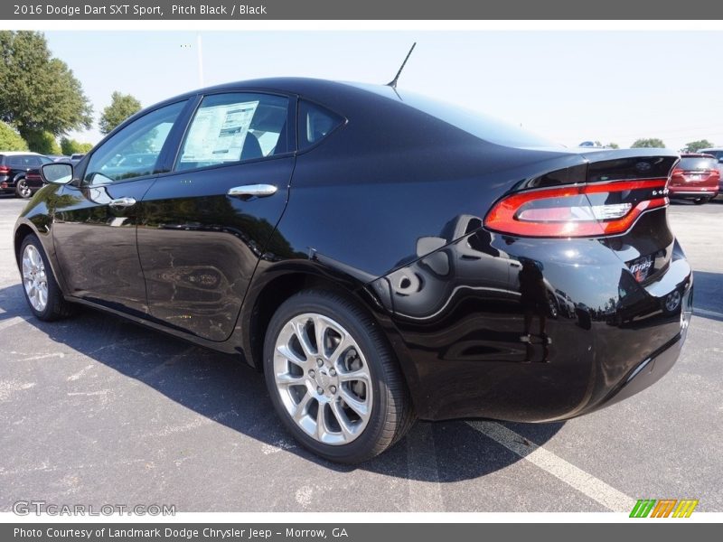 Pitch Black / Black 2016 Dodge Dart SXT Sport