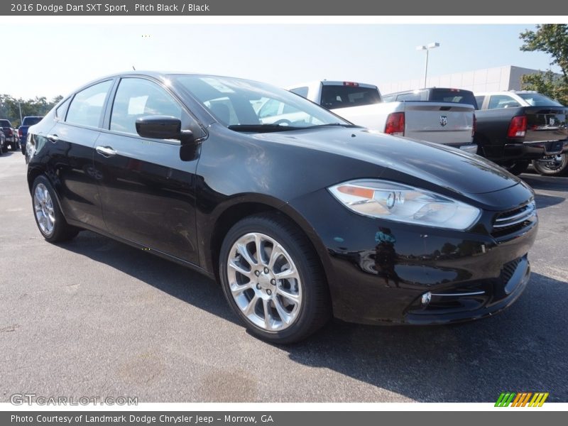Pitch Black / Black 2016 Dodge Dart SXT Sport