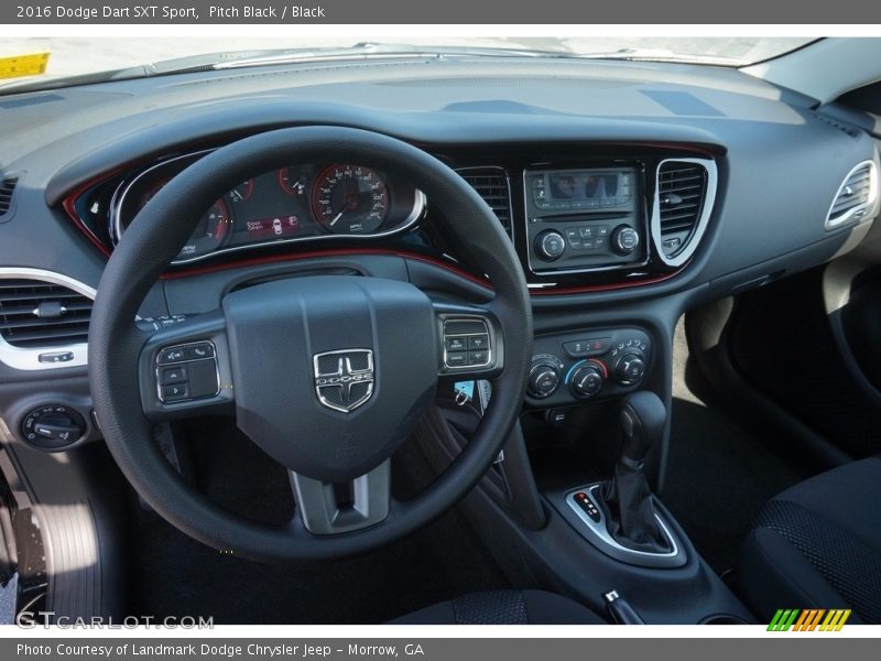 Pitch Black / Black 2016 Dodge Dart SXT Sport