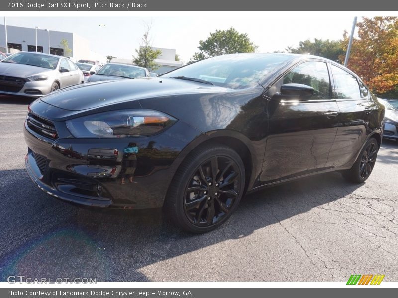 Pitch Black / Black 2016 Dodge Dart SXT Sport
