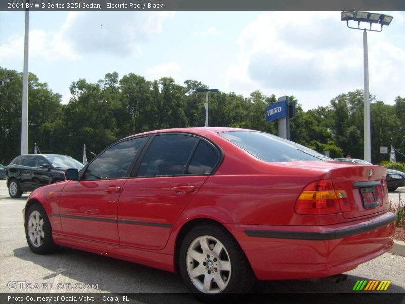 Electric Red / Black 2004 BMW 3 Series 325i Sedan