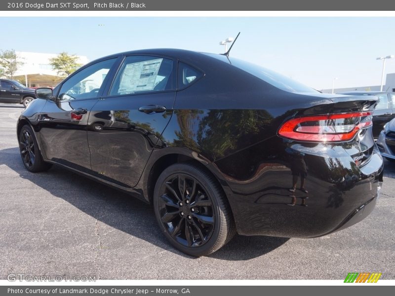 Pitch Black / Black 2016 Dodge Dart SXT Sport