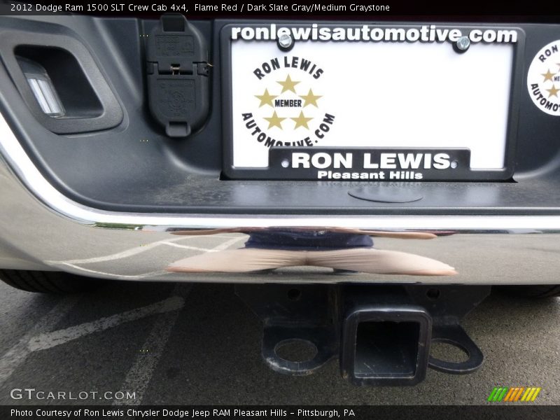 Flame Red / Dark Slate Gray/Medium Graystone 2012 Dodge Ram 1500 SLT Crew Cab 4x4