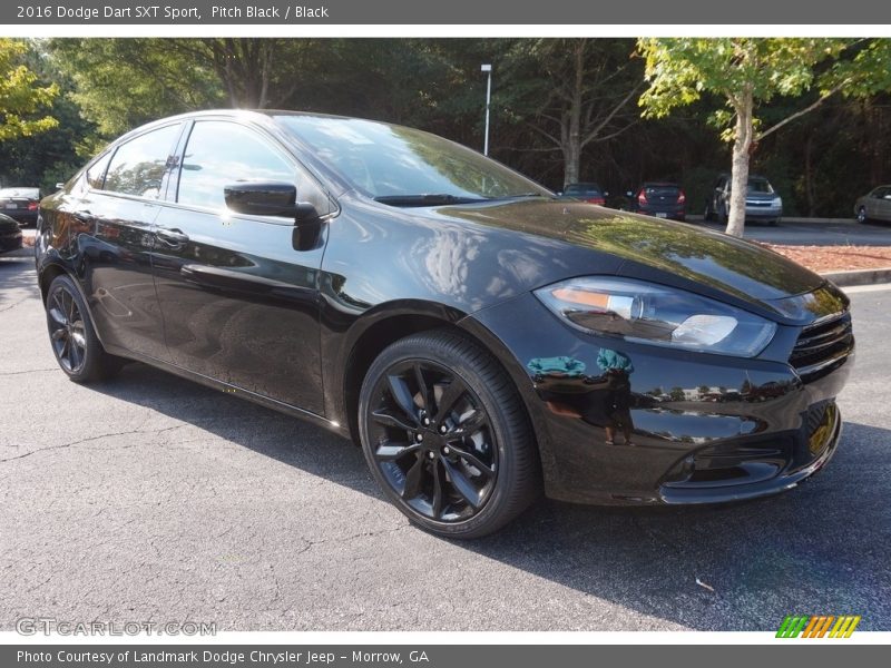 Pitch Black / Black 2016 Dodge Dart SXT Sport