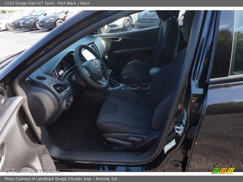 Pitch Black / Black 2016 Dodge Dart SXT Sport
