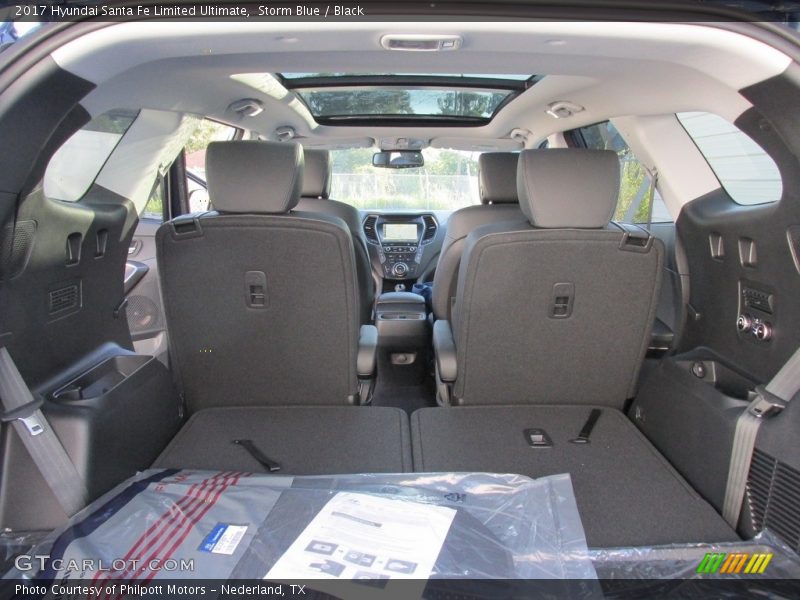 Storm Blue / Black 2017 Hyundai Santa Fe Limited Ultimate