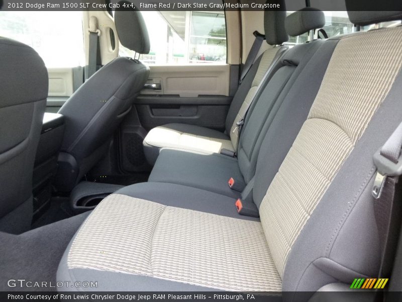 Flame Red / Dark Slate Gray/Medium Graystone 2012 Dodge Ram 1500 SLT Crew Cab 4x4