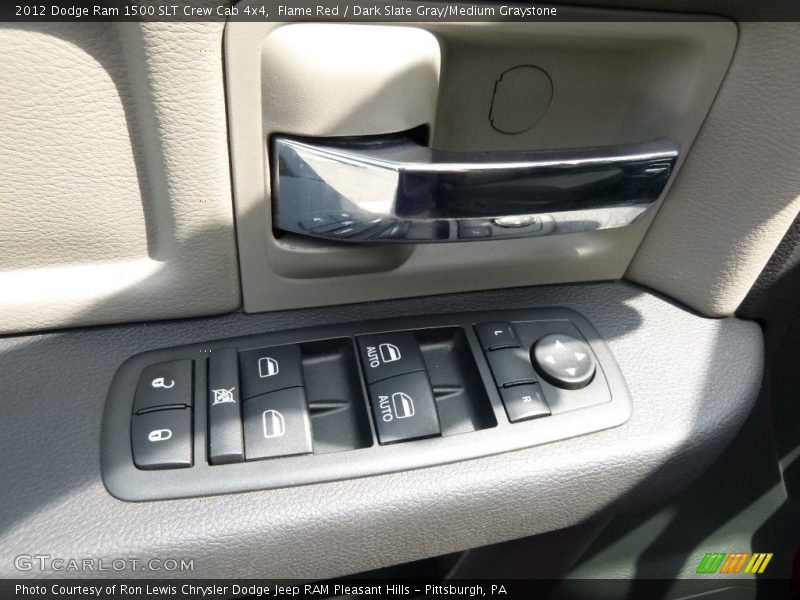 Flame Red / Dark Slate Gray/Medium Graystone 2012 Dodge Ram 1500 SLT Crew Cab 4x4