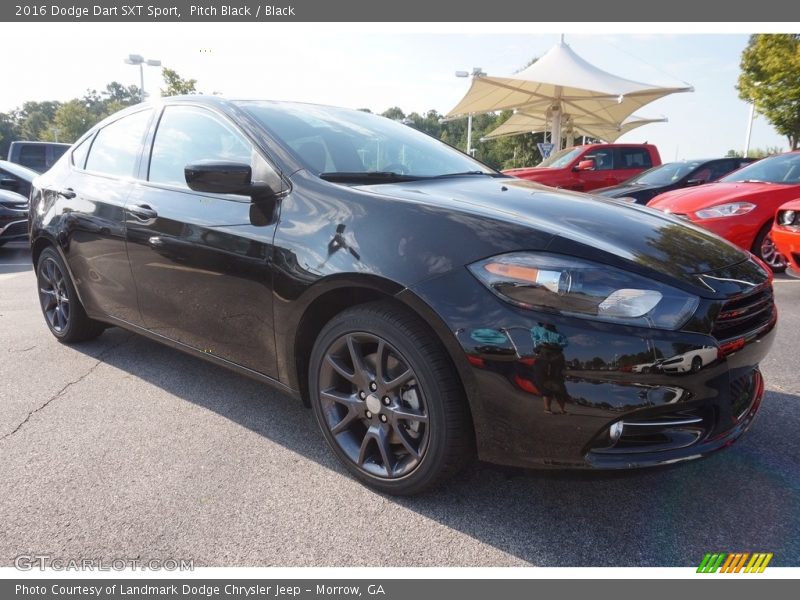 Pitch Black / Black 2016 Dodge Dart SXT Sport