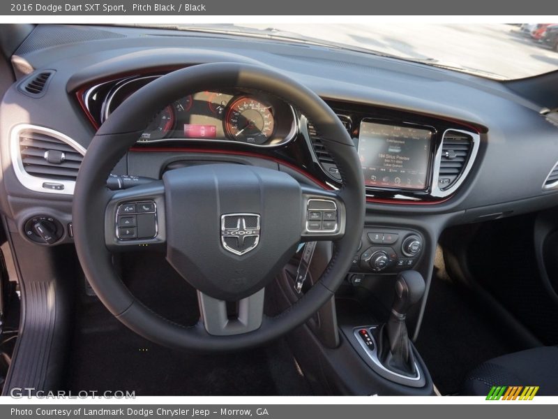Pitch Black / Black 2016 Dodge Dart SXT Sport