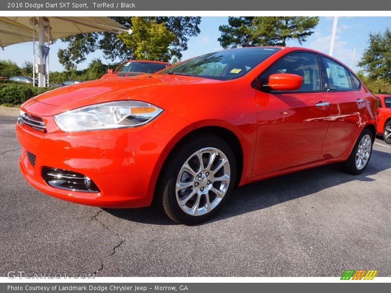 TorRed / Black 2016 Dodge Dart SXT Sport