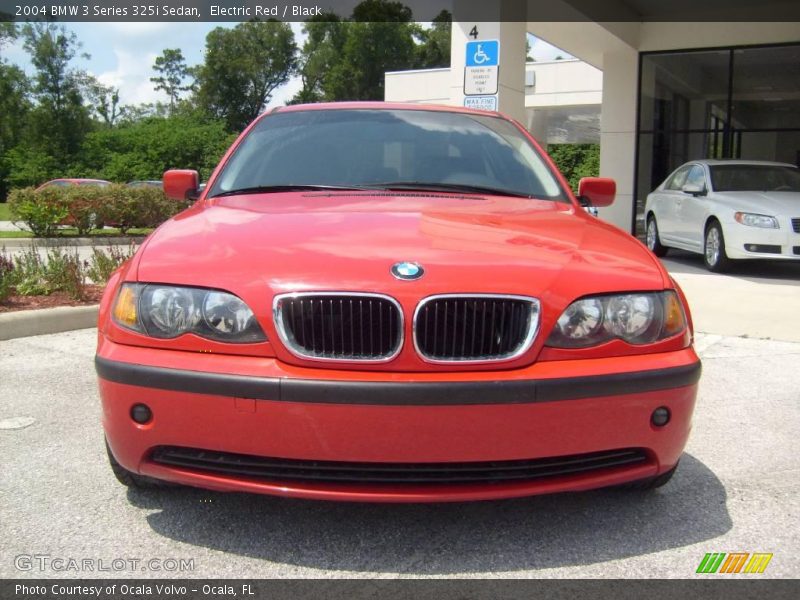 Electric Red / Black 2004 BMW 3 Series 325i Sedan