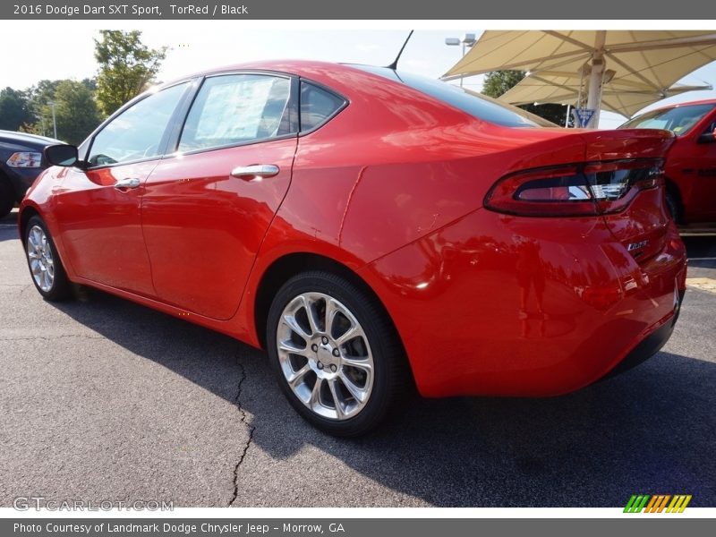 TorRed / Black 2016 Dodge Dart SXT Sport