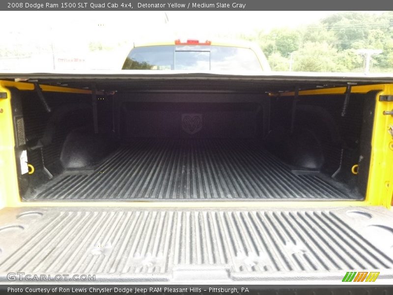 Detonator Yellow / Medium Slate Gray 2008 Dodge Ram 1500 SLT Quad Cab 4x4
