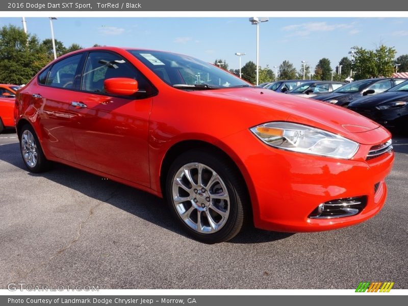 TorRed / Black 2016 Dodge Dart SXT Sport