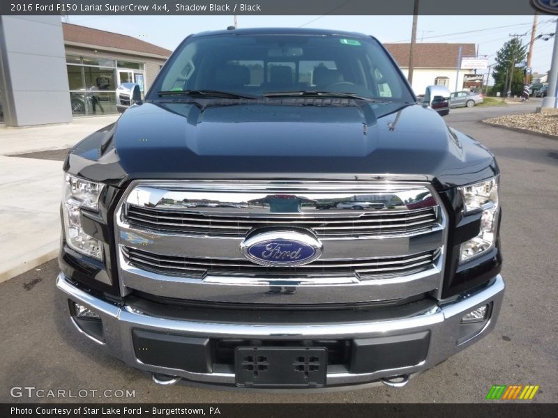 Shadow Black / Black 2016 Ford F150 Lariat SuperCrew 4x4