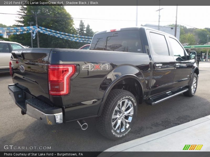 Shadow Black / Black 2016 Ford F150 Lariat SuperCrew 4x4