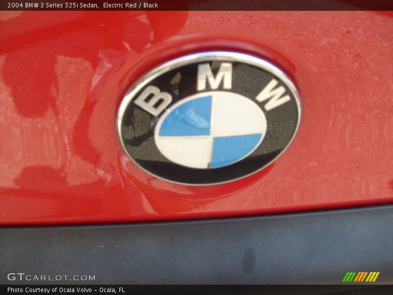 Electric Red / Black 2004 BMW 3 Series 325i Sedan