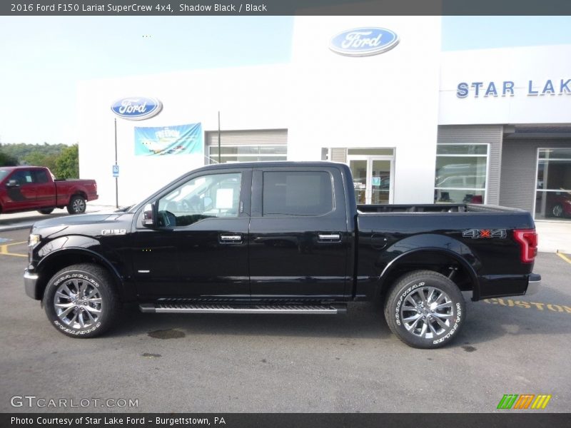 Shadow Black / Black 2016 Ford F150 Lariat SuperCrew 4x4