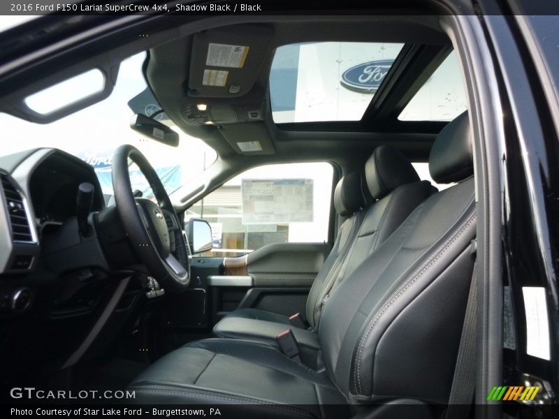 Shadow Black / Black 2016 Ford F150 Lariat SuperCrew 4x4