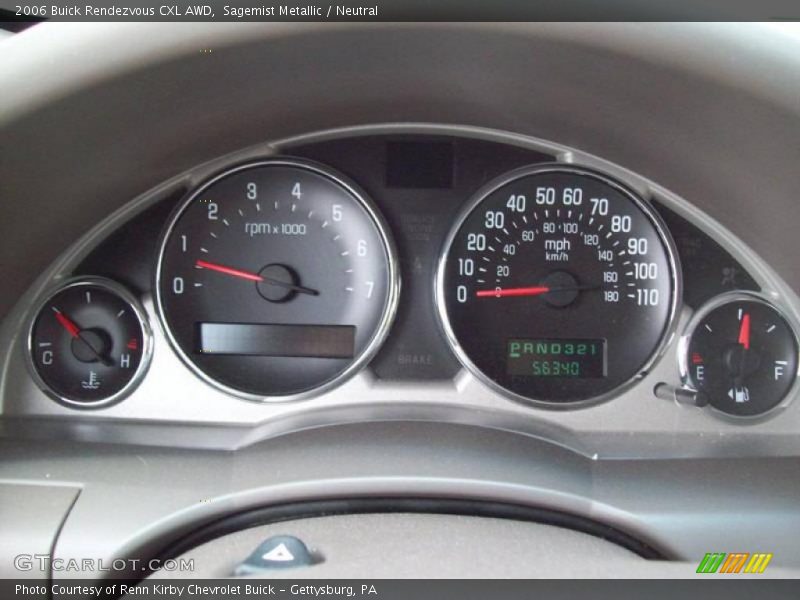 Sagemist Metallic / Neutral 2006 Buick Rendezvous CXL AWD