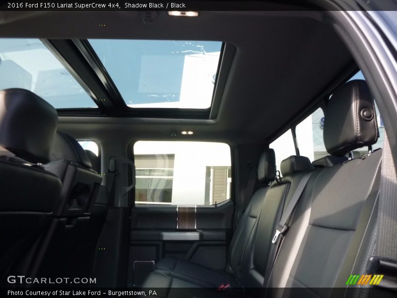 Shadow Black / Black 2016 Ford F150 Lariat SuperCrew 4x4