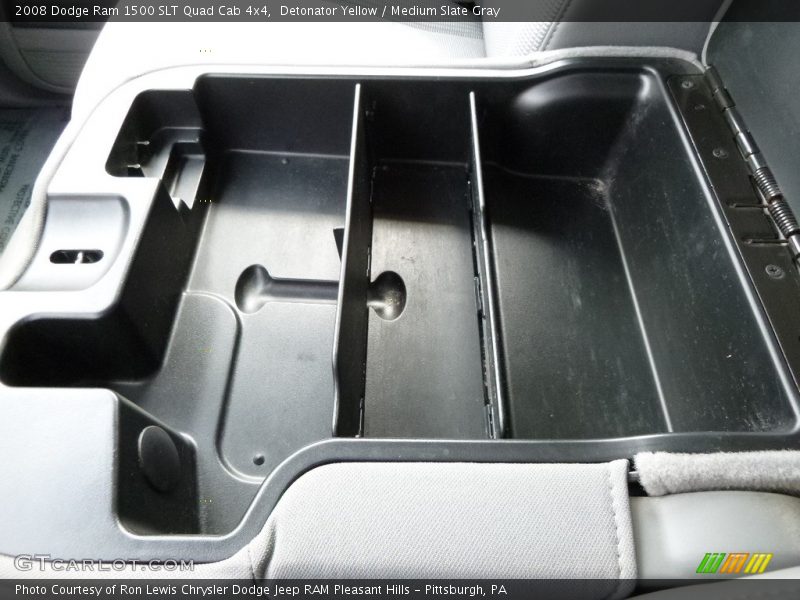 Detonator Yellow / Medium Slate Gray 2008 Dodge Ram 1500 SLT Quad Cab 4x4