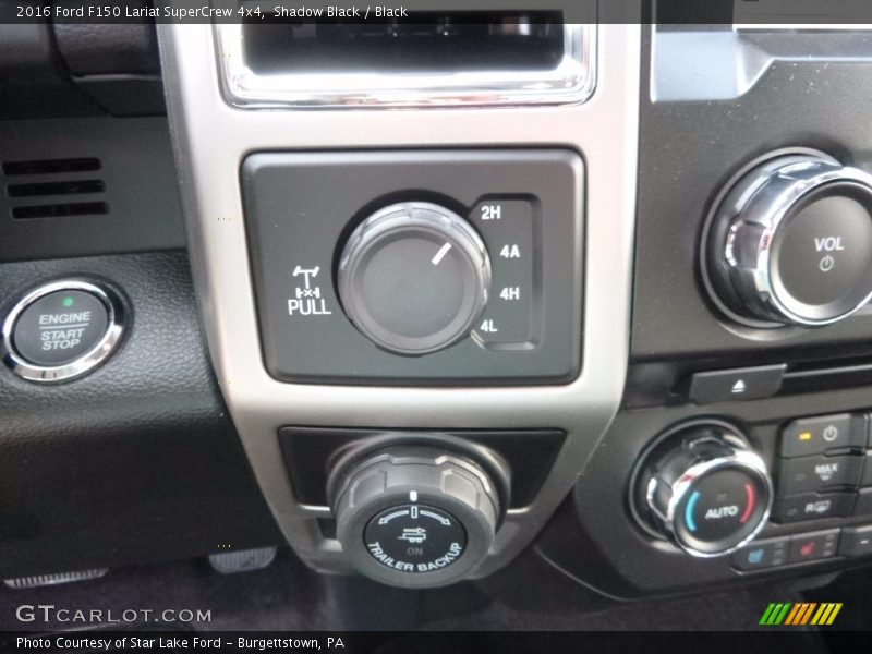 Shadow Black / Black 2016 Ford F150 Lariat SuperCrew 4x4
