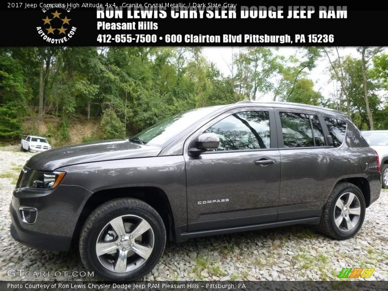 Granite Crystal Metallic / Dark Slate Gray 2017 Jeep Compass High Altitude 4x4