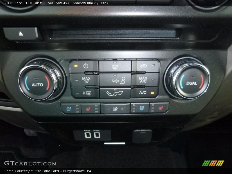 Shadow Black / Black 2016 Ford F150 Lariat SuperCrew 4x4