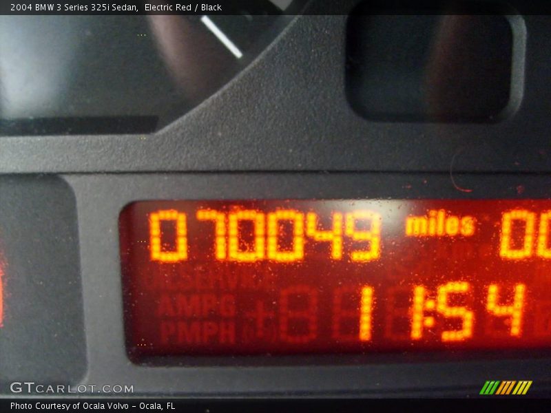 Electric Red / Black 2004 BMW 3 Series 325i Sedan