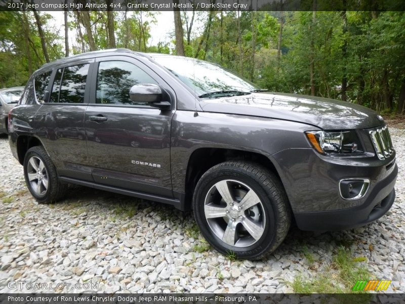 Front 3/4 View of 2017 Compass High Altitude 4x4