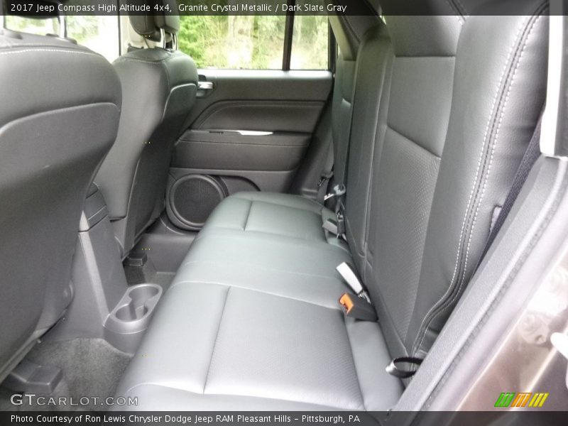 Rear Seat of 2017 Compass High Altitude 4x4