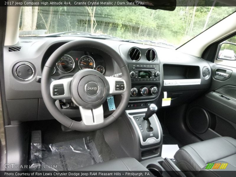 Dark Slate Gray Interior - 2017 Compass High Altitude 4x4 