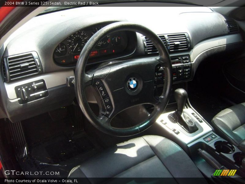 Electric Red / Black 2004 BMW 3 Series 325i Sedan