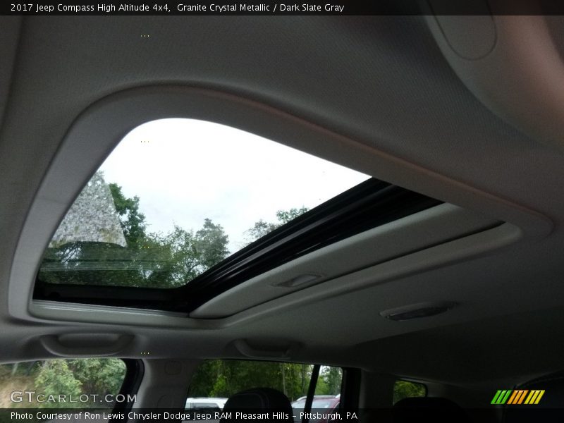 Sunroof of 2017 Compass High Altitude 4x4