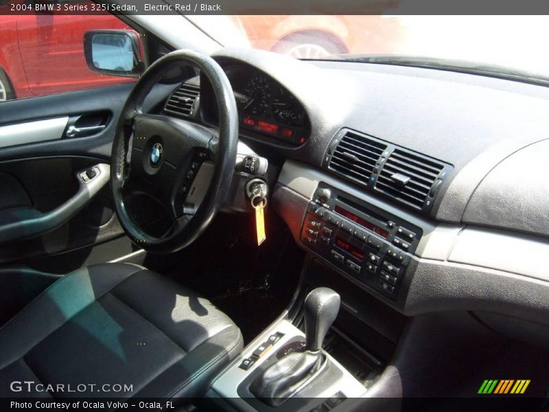 Electric Red / Black 2004 BMW 3 Series 325i Sedan