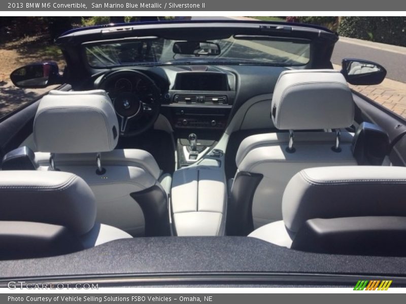 San Marino Blue Metallic / Silverstone II 2013 BMW M6 Convertible