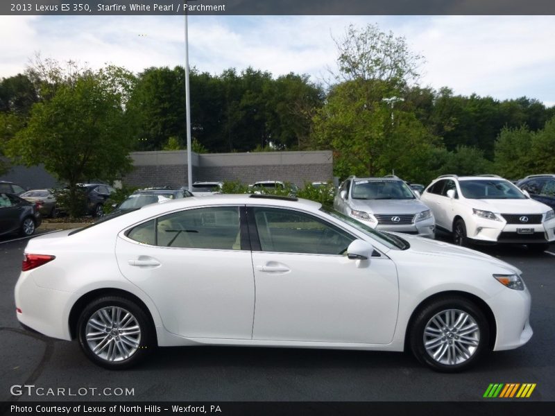 Starfire White Pearl / Parchment 2013 Lexus ES 350