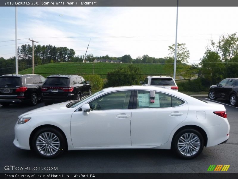 Starfire White Pearl / Parchment 2013 Lexus ES 350